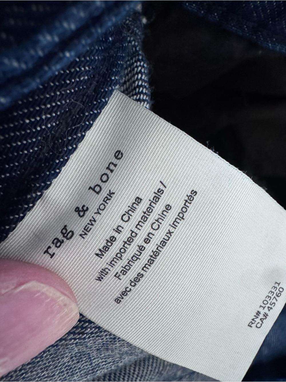 Wide Leg Cargo Denim Jeans - Dark Blue - Picture 8 of 9